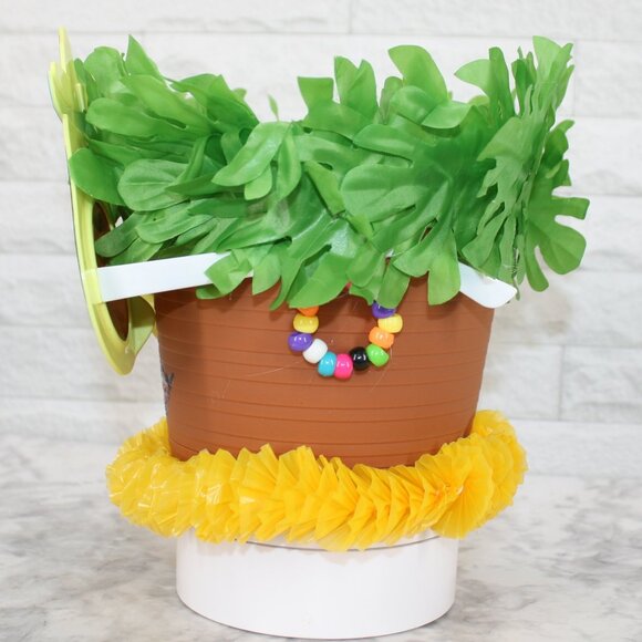 HAND CRAFTED Pot Head Avocado Planter Upcycled Lady Face Fiesta Decor Guacamole - Picture 3 of 13